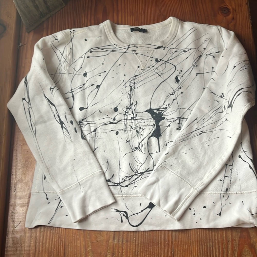 Splatter paint sweatshirt Polo Ralph Lauren M